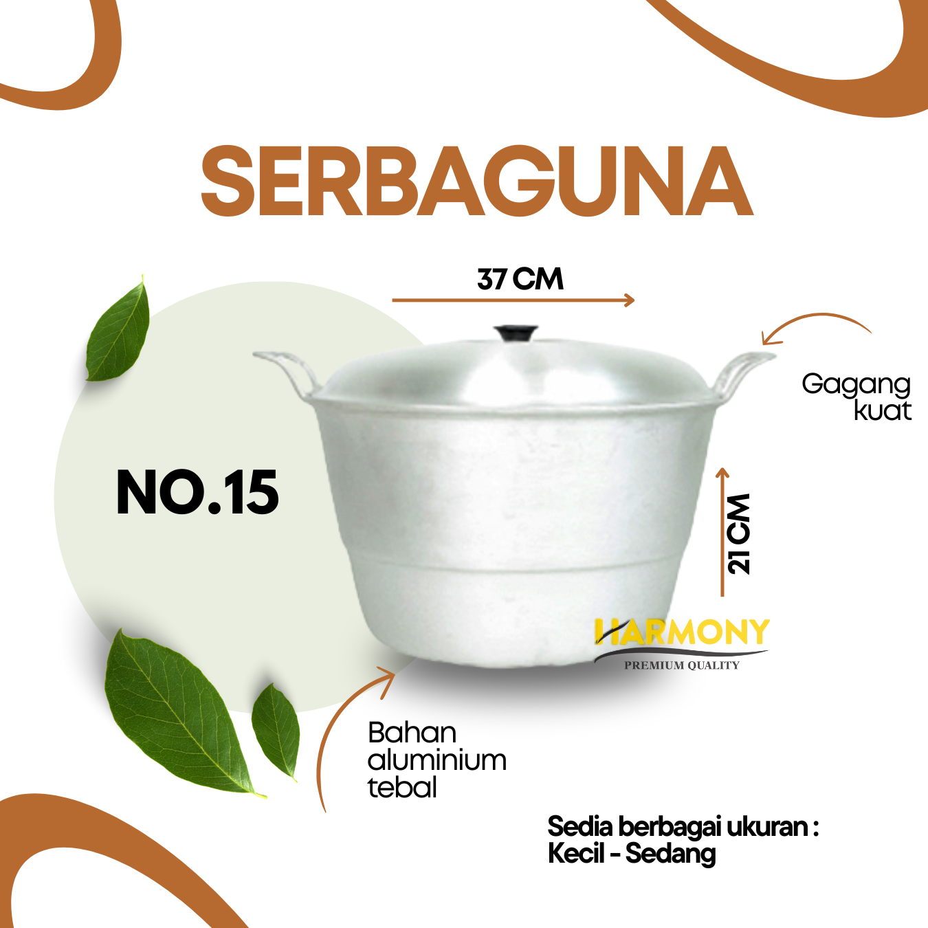 Wajan serbaguna No.15